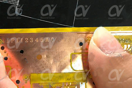 紫外激光打標(biāo)機(jī)在FPC、覆蓋膜打標(biāo)中的應(yīng)用