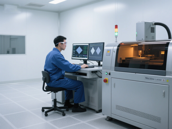 硅片飛秒激光微孔加工 (4)